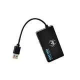 Adaptador Mini Hub 4 Puertos USB 3.0 Spidertec