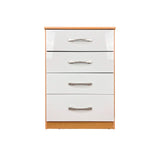 Gavetero 913032.4 MS913 4 gavetas freijo/off white Dj Muebles