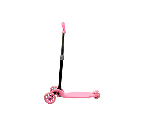 Monopatin 3 ruedas sencilla rosado scooter Mo Import