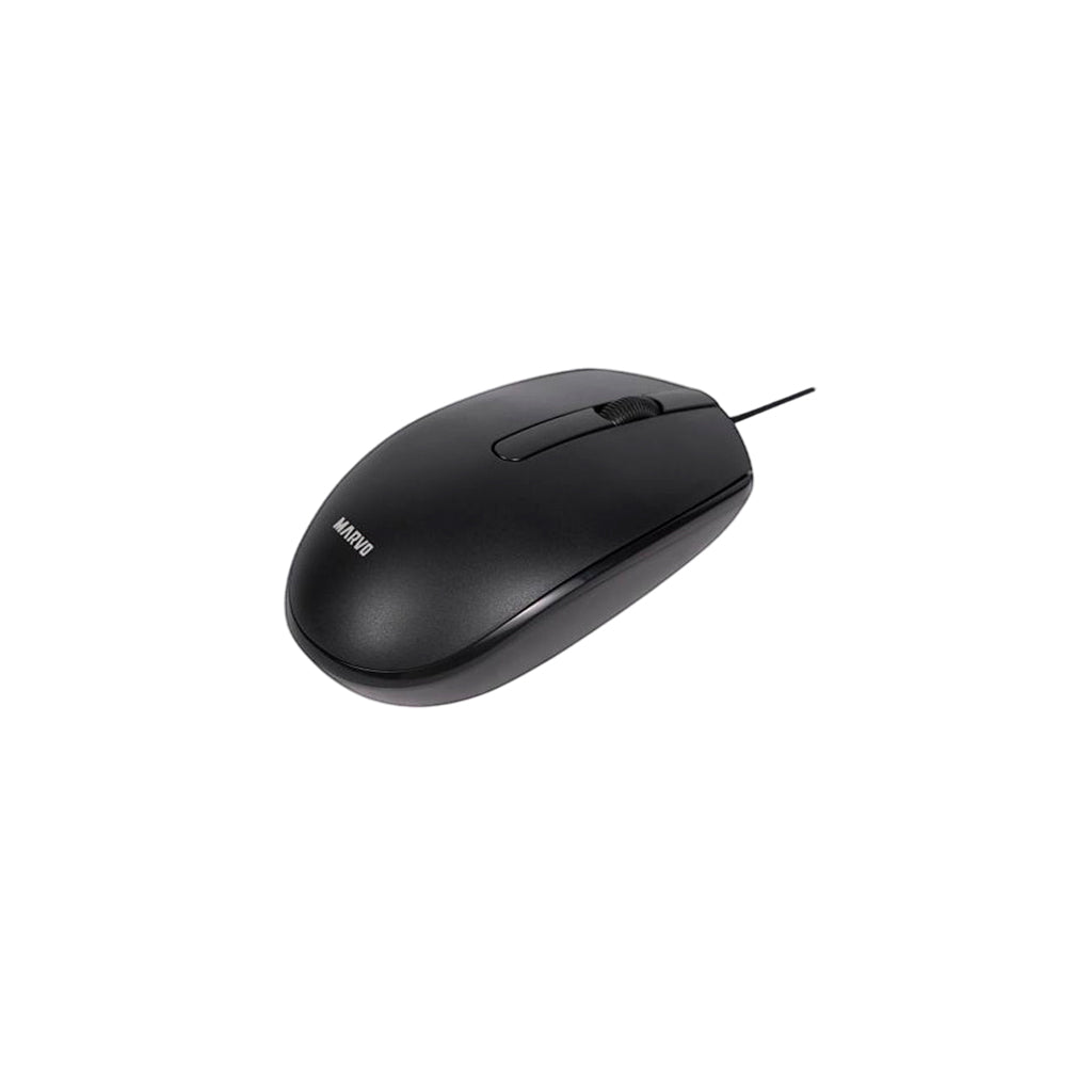 Mouse alámbrico MS003 1000 DPI negro Marvo