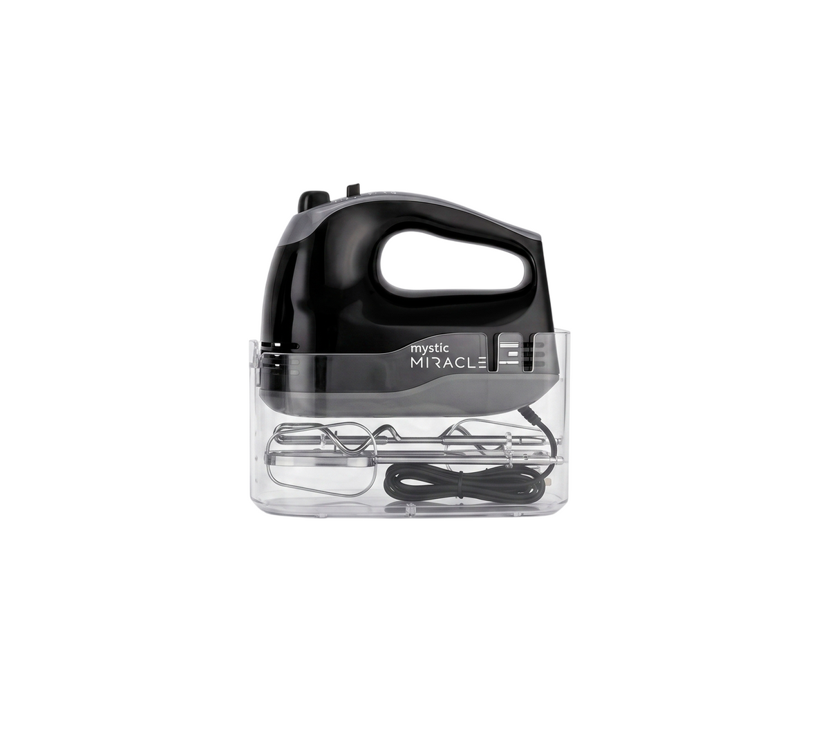 Batidora de mano 5 velocidades 150W negra Mystic