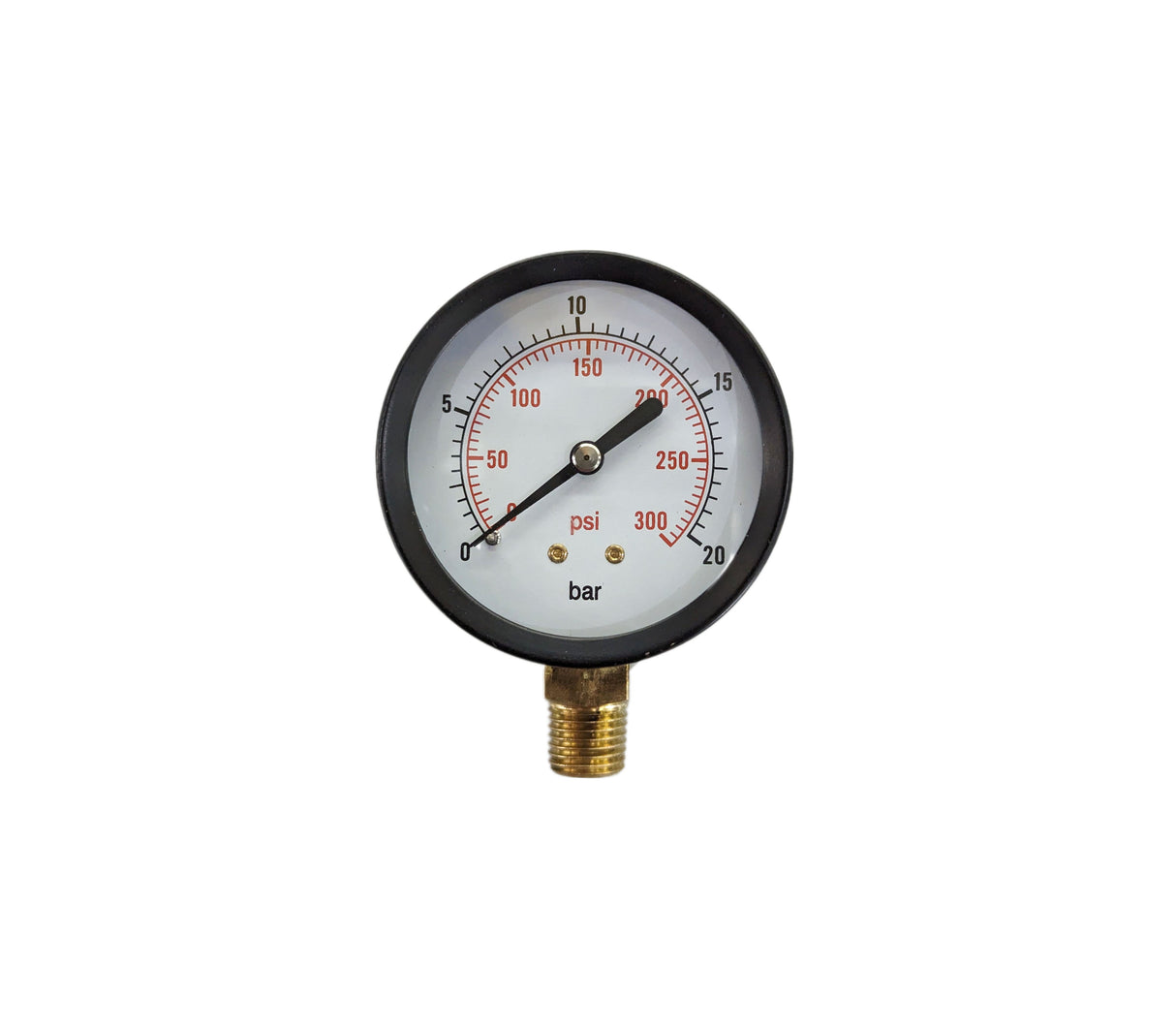 Manómetro seco 2.5" 300 PSI Isonic