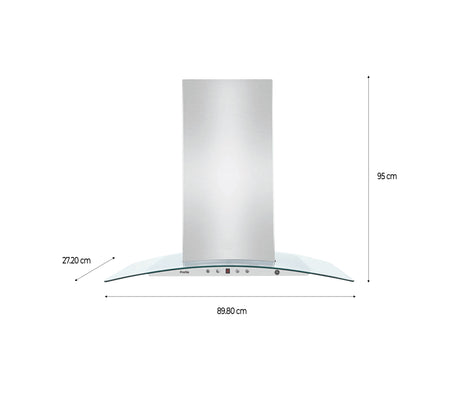 Campana de pared 90cm General Electric