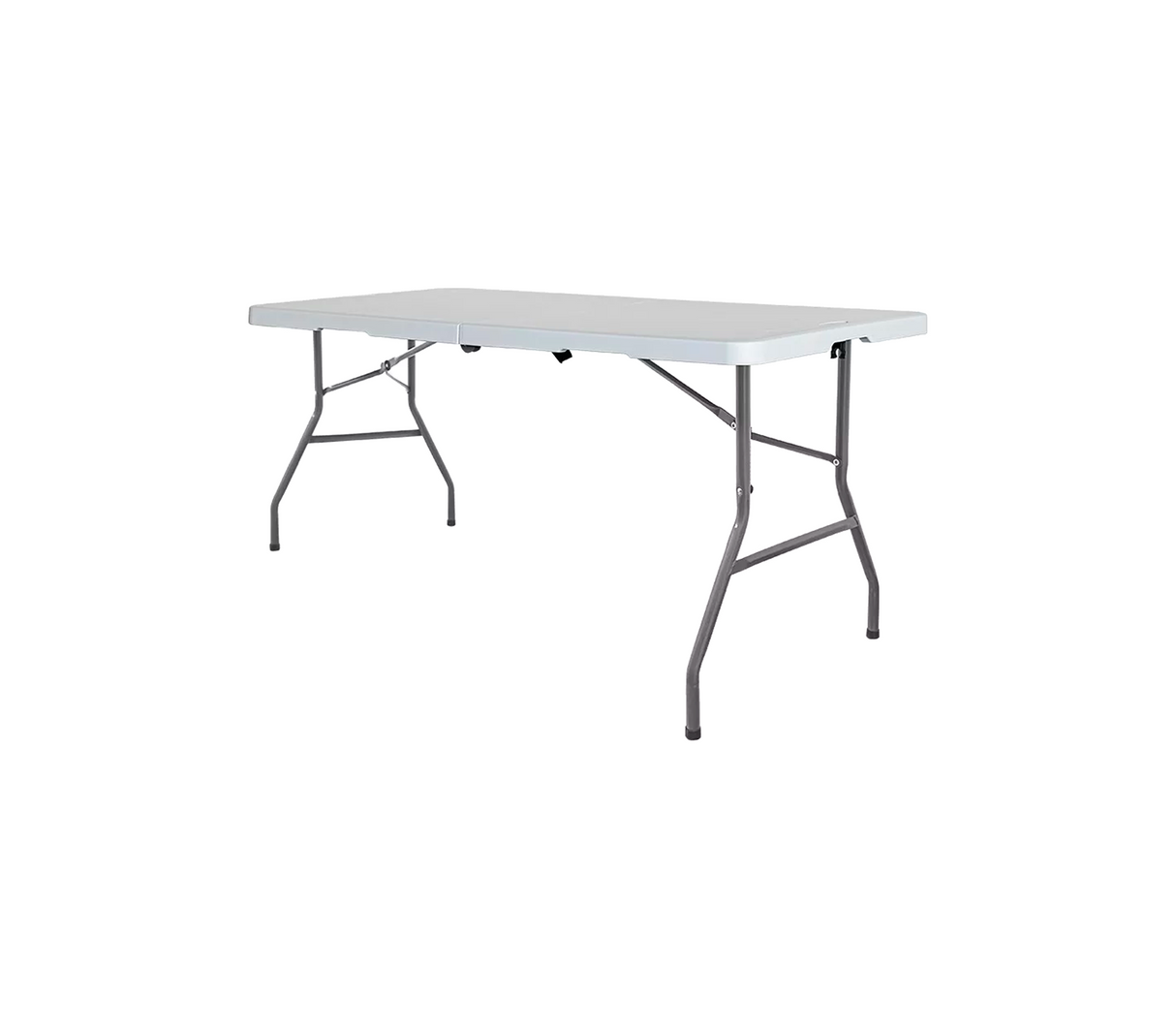 Mesa plegable rectangular 6ft 180x74x74cm blanca powerfik