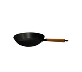 SARTEN GOURMET 10" 26cms HIERRO FUND. A/ADH. SUP/PANAL A. MANGO/MADERA NEGRO SANKEY