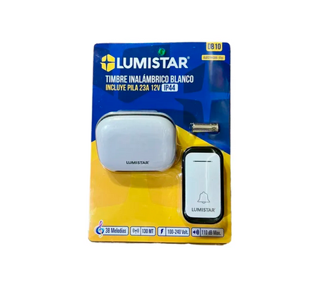 Timbre inalámbrico blanco Lumistar
