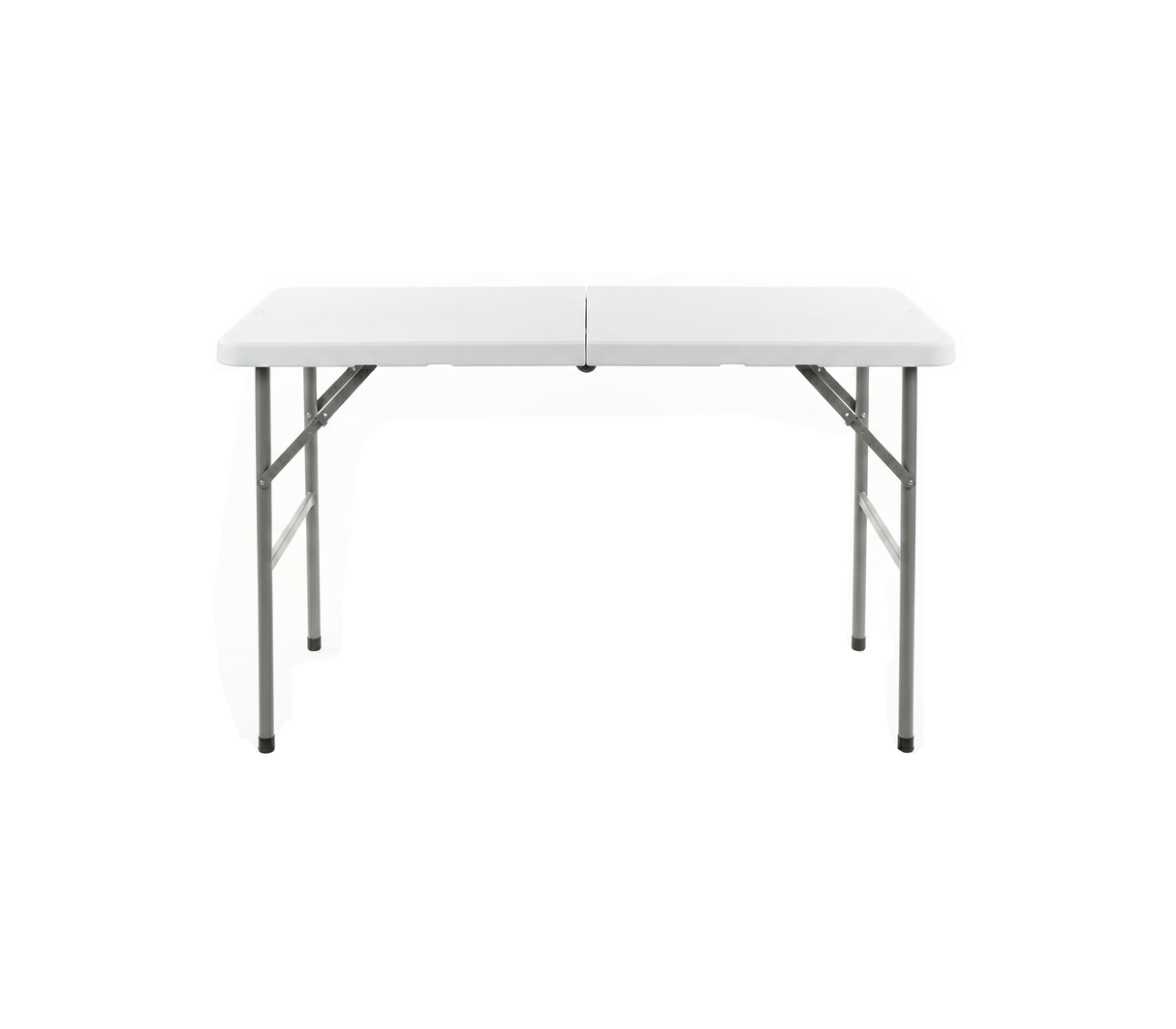 Mesa plegable rectangular 122x61x74 cm blanca CZ122 Powerfik
