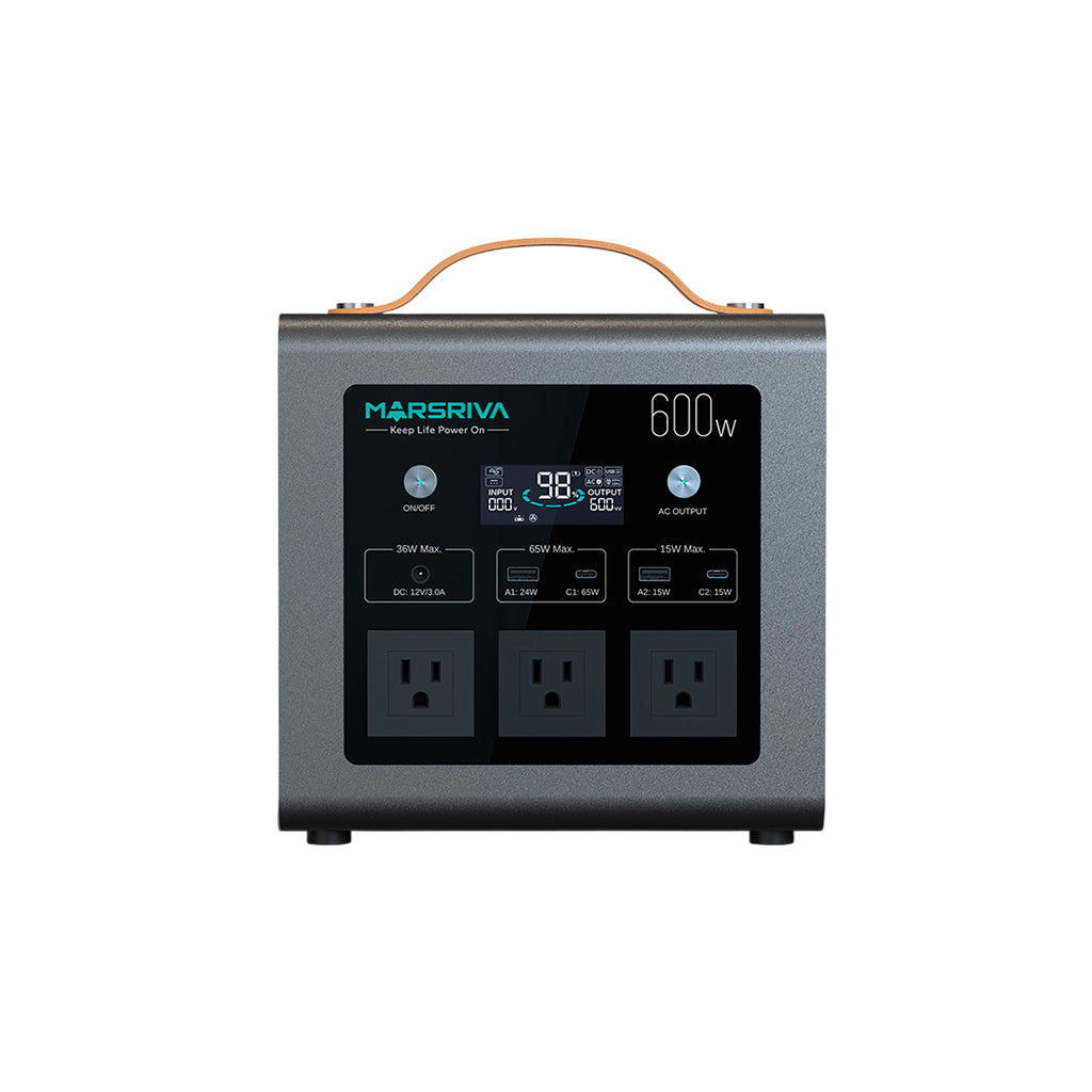 Mini estación eléctrica 600W/40000 mAh Mp6 Plus Marsriva