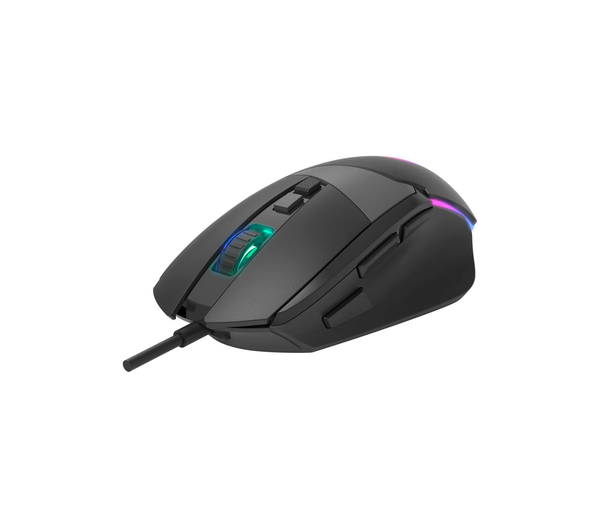 Mouse Duke 60 8 botones 12800 DPI Negro Marvo