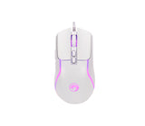 Mouse capo efecto 7 colores 8000 DPI Blanco Marvo