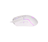 Mouse capo efecto 7 colores 8000 DPI Blanco Marvo