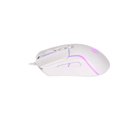 Mouse capo efecto 7 colores 8000 DPI Blanco Marvo