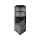 Mueble esquinero tipo bar color surtido 180x50x50cm Powerfik