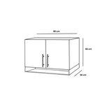 Muebles Aereos de Cocina 2 Puertas Con Condimentero Powerfik
