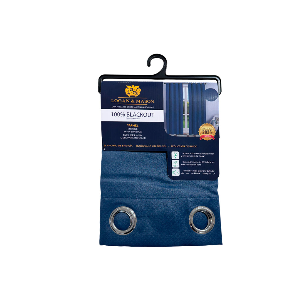 Cortina de ventana 100% Blackout Logan&Mason