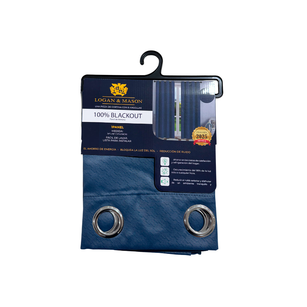 Cortina de ventana 100% Blackout Logan&Mason