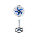 Ventilador pedestal 18" Azul 5 aspas plástica Nero