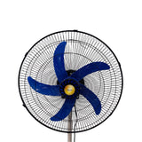 Ventilador pedestal 18" Azul 5 aspas plástica Nero