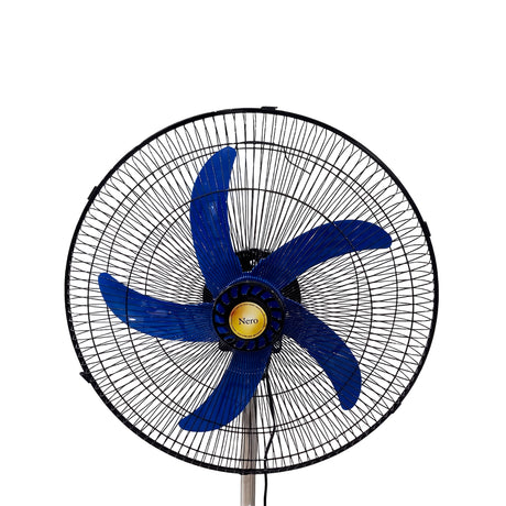 Ventilador pedestal 18" Azul 5 aspas plástica Nero