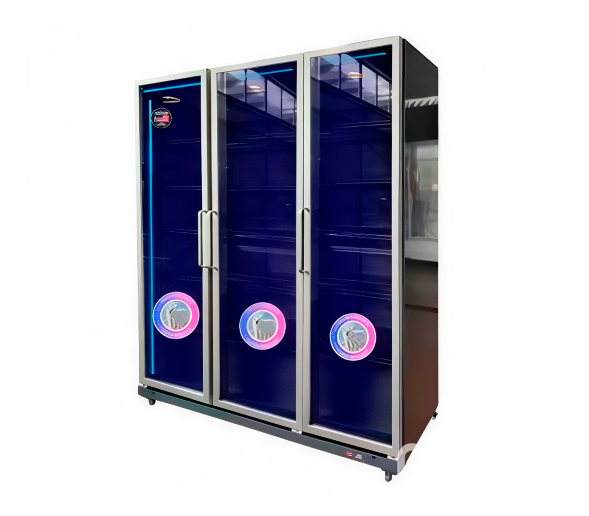 Nevera exhibidora 3 puertas c/manilla 1220 lts  Jaguar