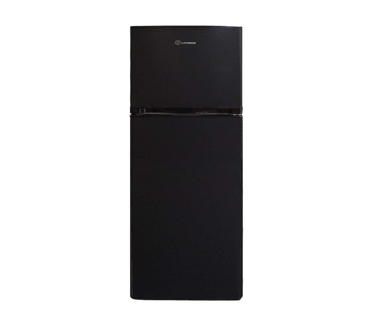 Nevera 208 litros Semi escarchada negra 2 puertas SJ Electronics