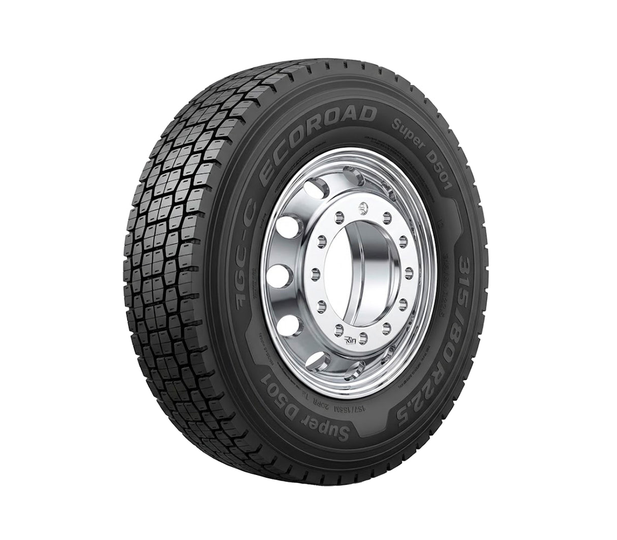 Neumático Rin 22.5 315/80R22.5 Super D501 157/156M 20PR TL Ecoroad
