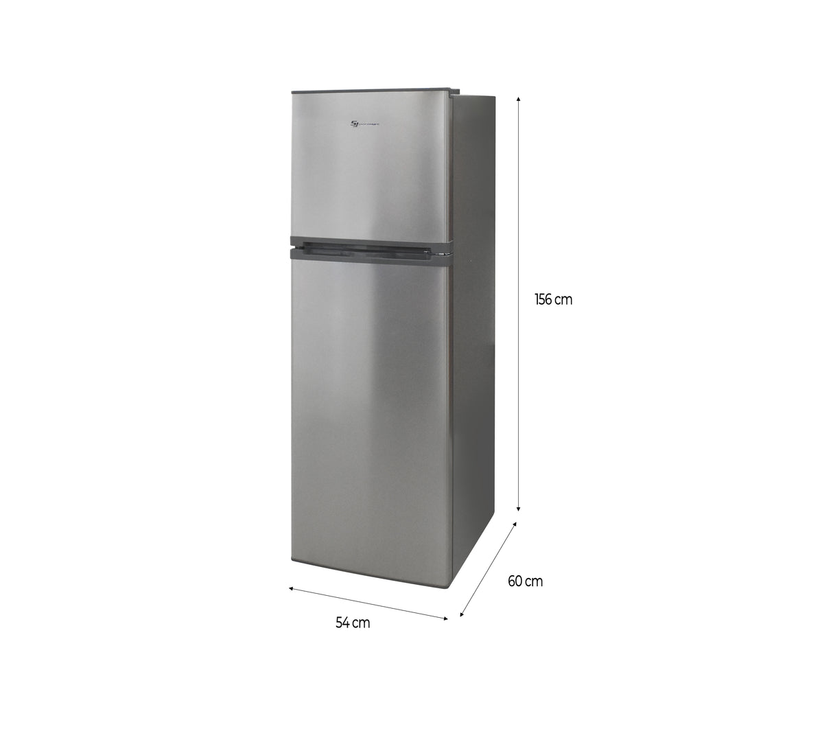 Nevera 2 puertas S/E 248 litros acero SJ Electronics