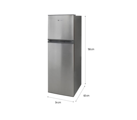 Nevera 2 puertas S/E 248 litros acero SJ Electronics