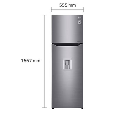 Nevera Top Mount 9 con Dispensador LG