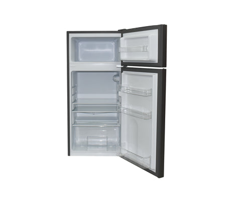 Nevera ejecutiva 2 puertas 112 litros con escarcha negro Mystic