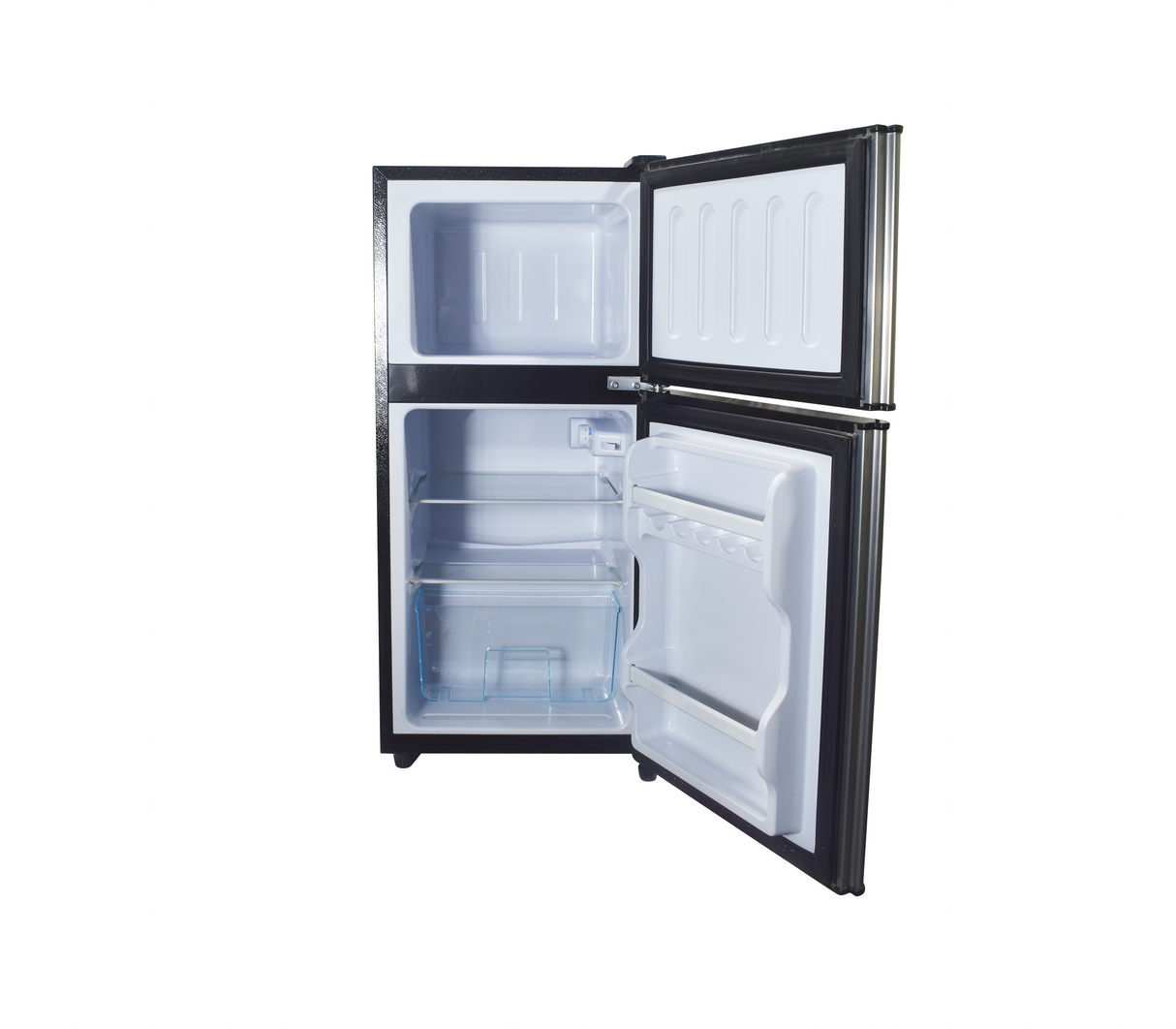 Nevera ejecutiva 2 puertas 86 litros silver Sj Electronics