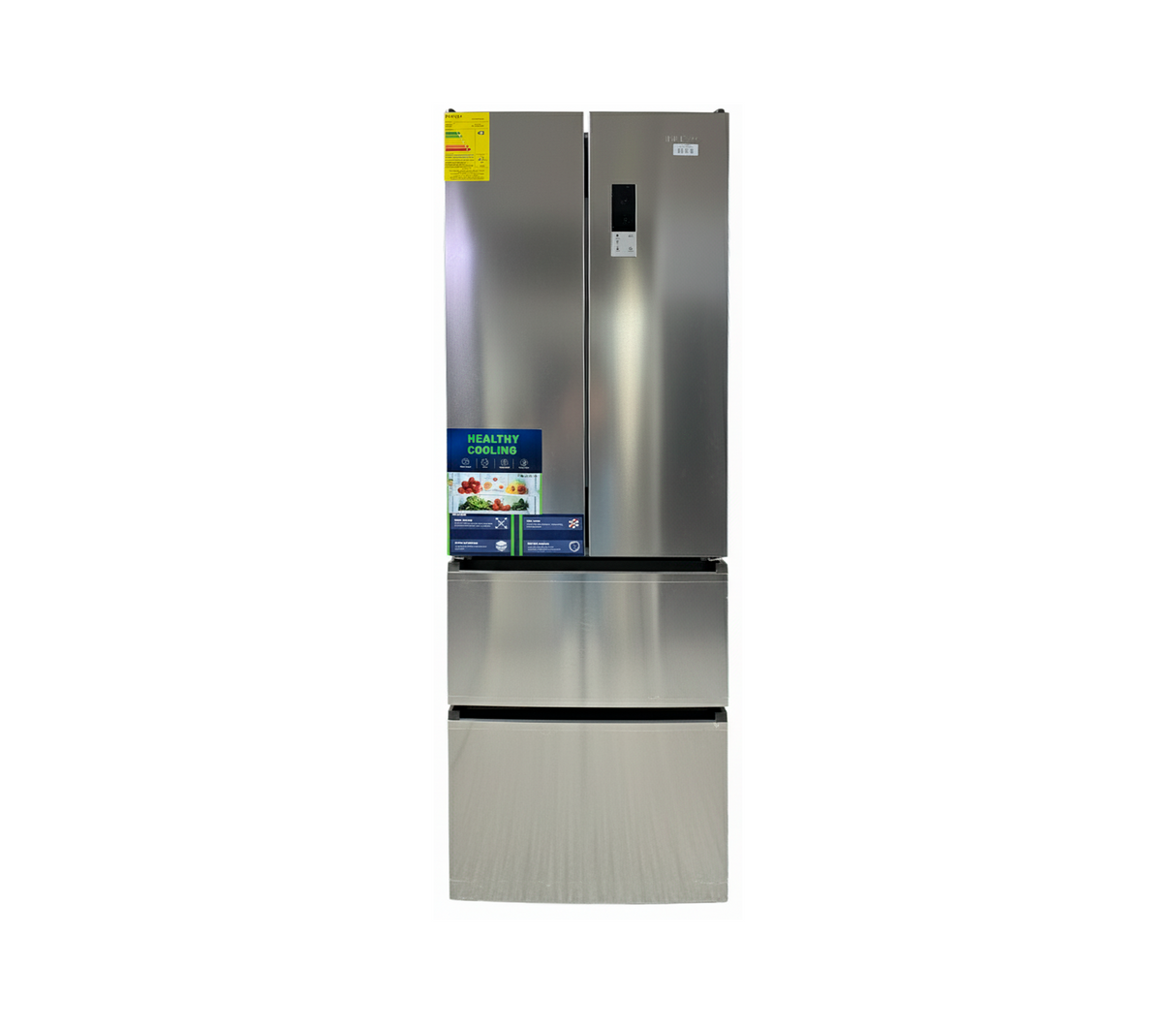 Nevera francesa 15.2 pies 395 lts s/escarcha gris Milexus
