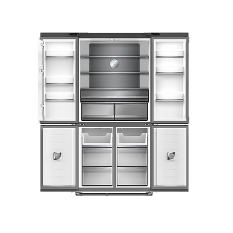 Nevera french door 18.4 Pies Espejo Negro Drija