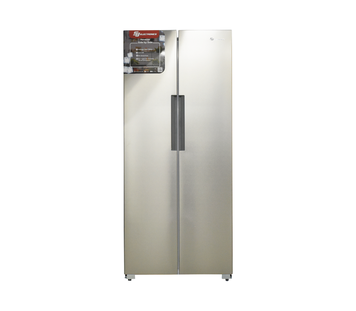 Nevera side by side 420lts sj-400sd gris Sj Electronics