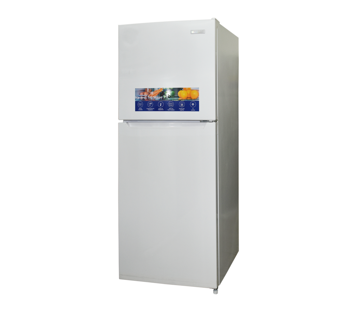 Nevera top mount 8 pies sin escarcha 110v blanco Gplus