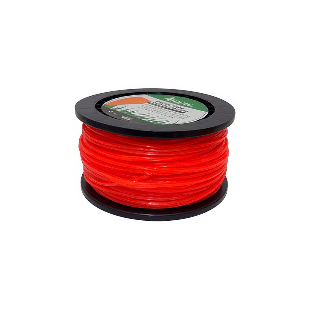 Nylon cuadrado para desmalezadora 3.3mm x 100m Atouan