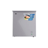 Congelador horizontal 7 pies interior de aluminio gris Omega Electronics
