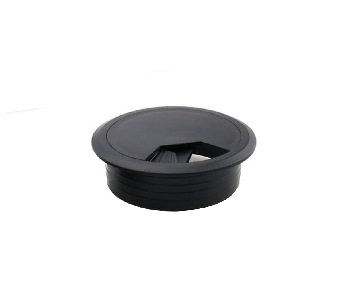 Ojal organizador de cable para escritorio negro FGM