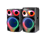 Corneta 12" x2 60w con BT/USB/LED Sankey