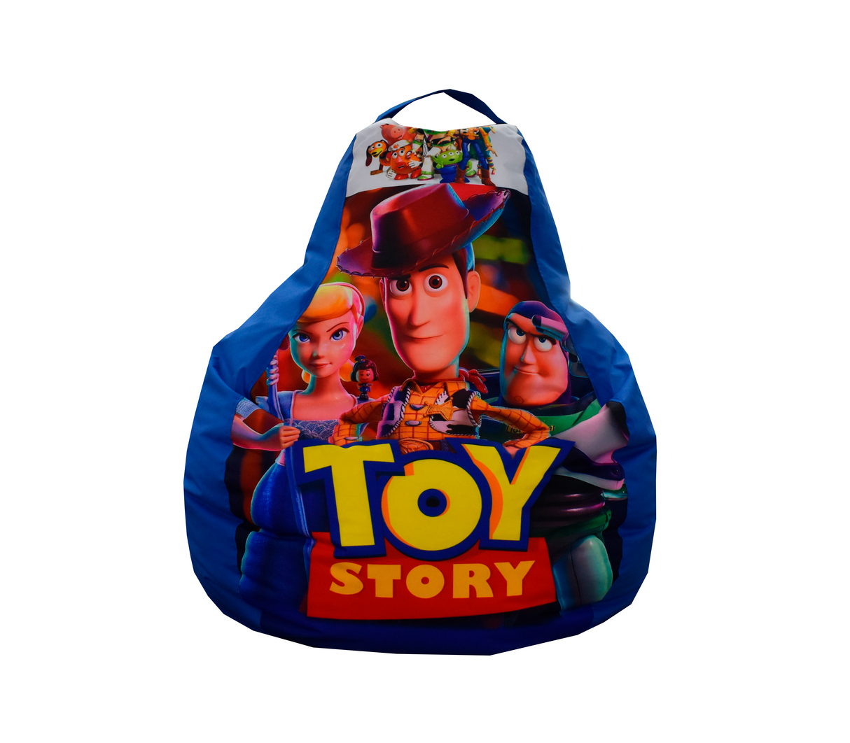 Puff lagrima en lona infantil sublimado azul Toy Story Powerfik