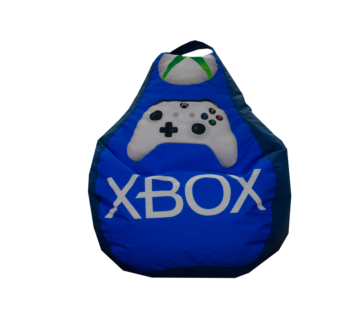 Puff lagrima en lona infantil sublimado azul Xbox Powerfik