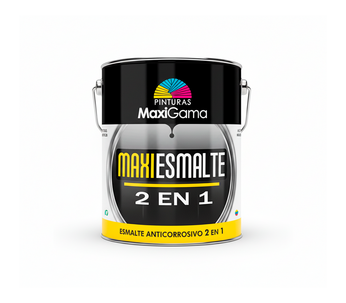 Pintura a Base de Solvente Maxi Esmalte 2 en 1 Satinado Int/Ext Maxigama