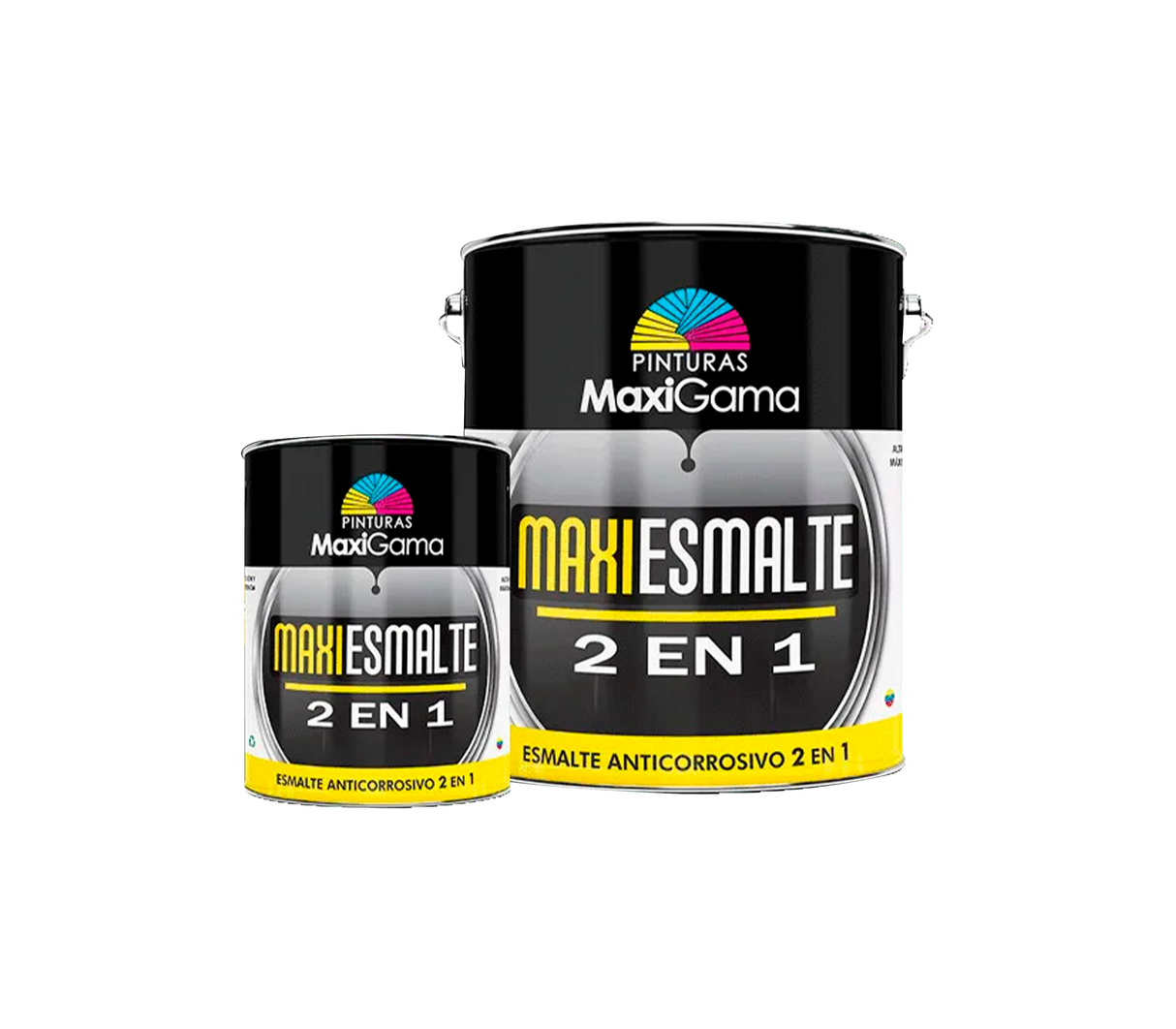 Pintura a Base de Solvente Maxi Esmalte 2 en 1 Satinado Int/Ext Maxigama