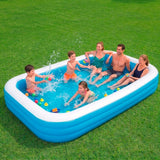 Piscina familiar rectangular 3 anillos 3.05m x 1.83m x 56cm Bestway