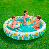 Piscina infantil inflable + flotador + pelota inflable 1.22m x 20cm Bestway