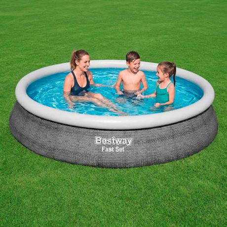 Piscina inflable redonda Fast Set 4.57m x 84cm con bomba de filtrado Bestway