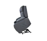 Poltrona/sillón reclinable y elevador 89x97x104/89x165x82 bipiel/grey Powerfik