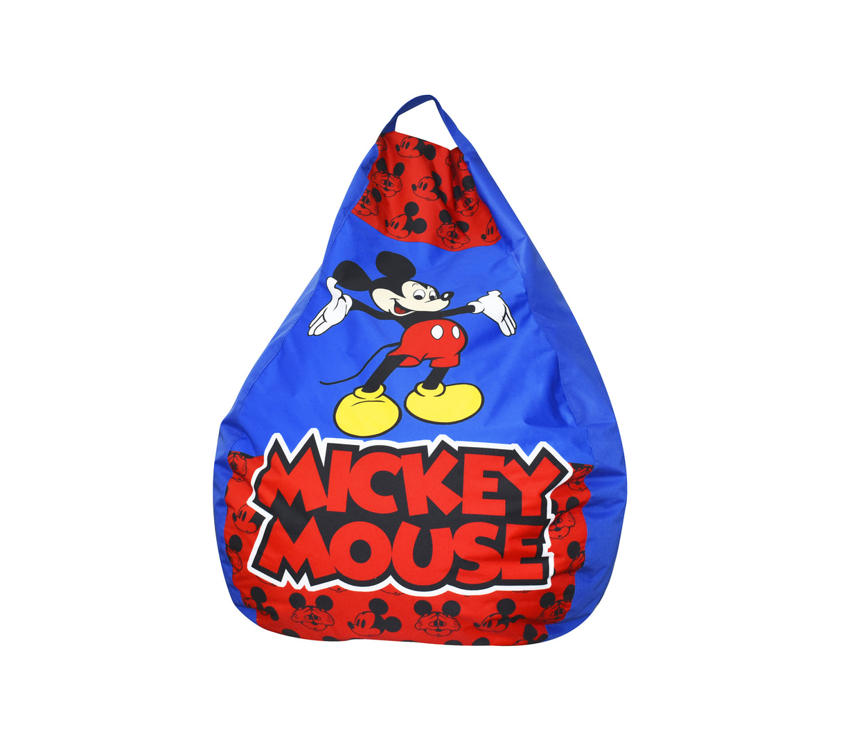 Puff lagrima en lona infantil sublimado azul/rojo Mickey Mouse Powerfik