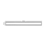 Rejilla acero inox Doble Face 60 x 10 cm Belt-g