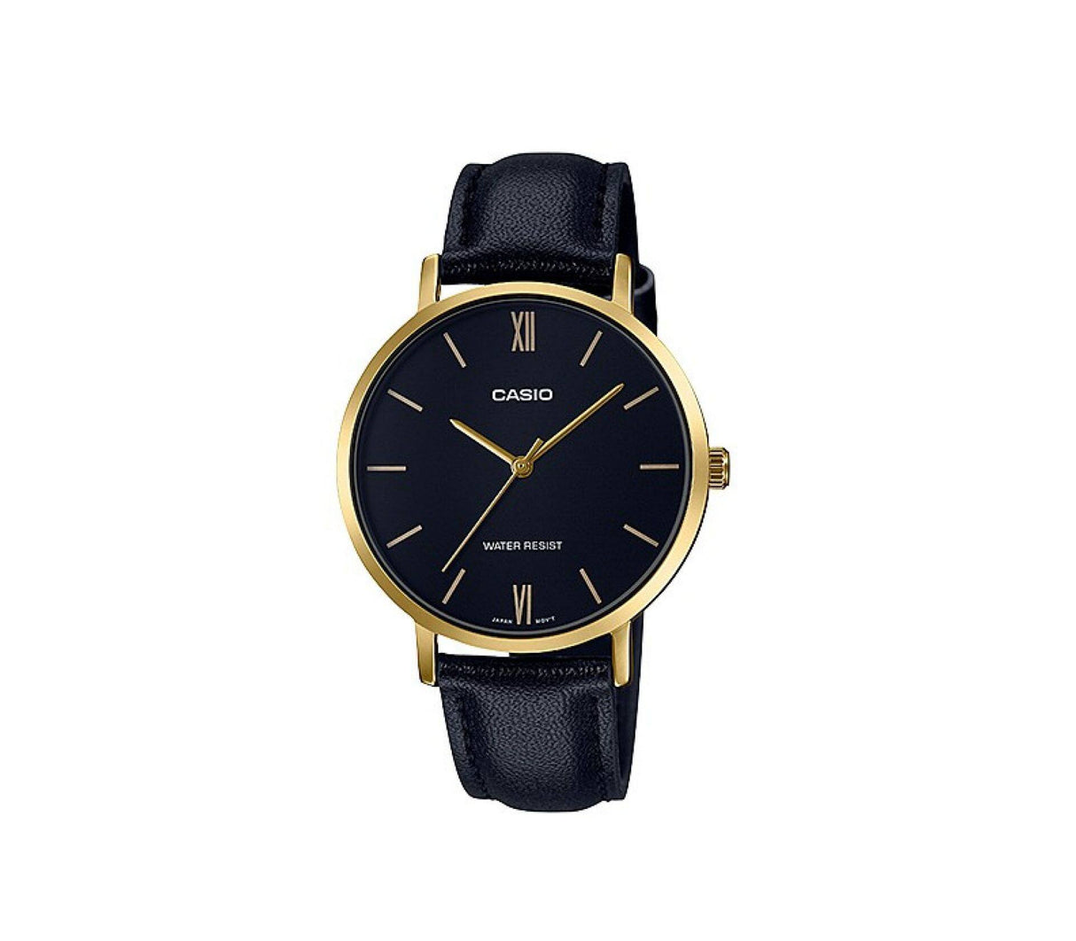 Reloj análogo para dama negro/dorado Casio